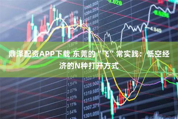 鼎泽配资APP下载 东莞的“飞”常实践：低空经济的N种打开方式
