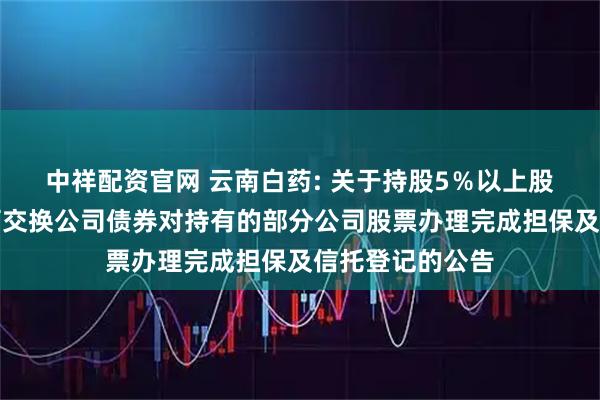 中祥配资官网 云南白药: 关于持股5％以上股东非公开发行可交换公司债券对持有的部分公司股票办理完成担保及信托登记的公告